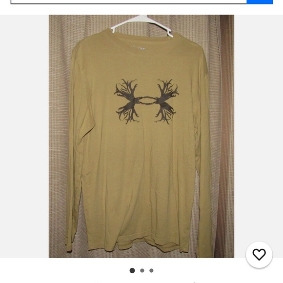 Under Armour Olive and Black Long Sleeve Tee - Picture 1 of 9
